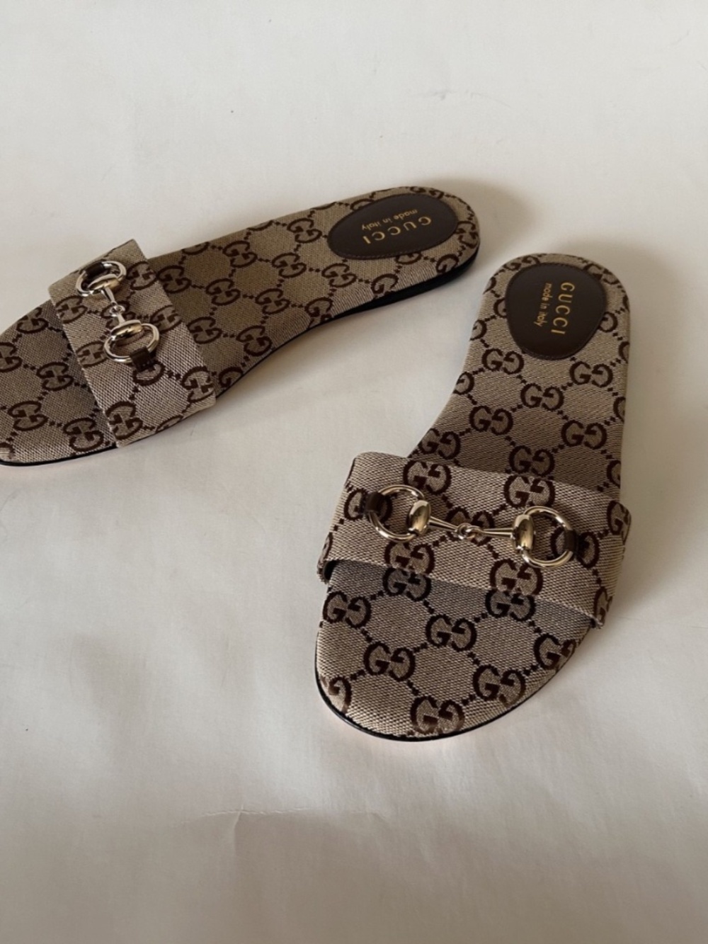 GUCCI Women's Horsebit Slides Size 9.5 (US) 835828 FAB10 NIB - Picture 7 of 10